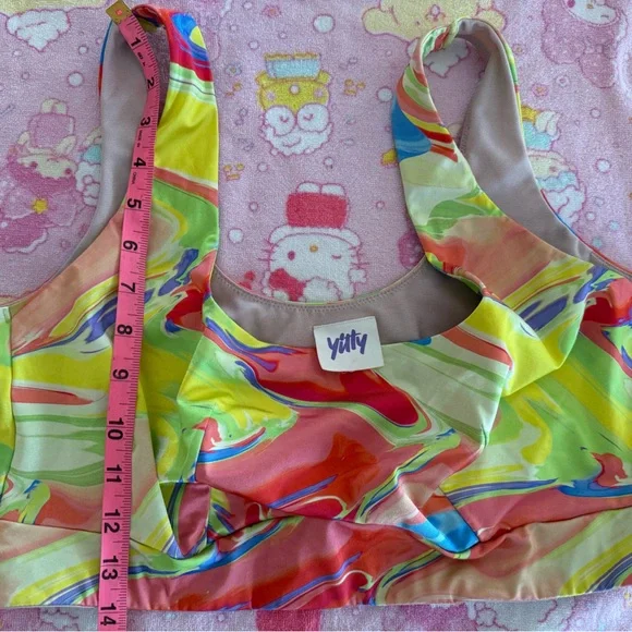 Yitty Fabletics “Cuz I Love You” Shaping Midi Bralette - Picture 3 of 6